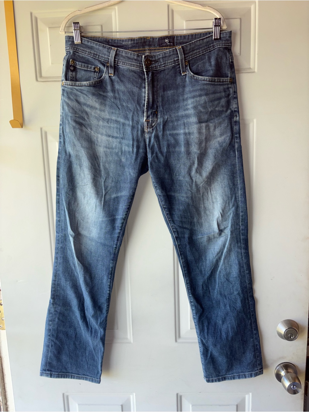 Ag Adriano Goldschmied The Everett Slim Straight Jeans Size 32
